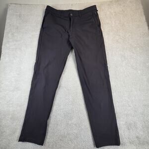 Lululemon ABC Commission Pants Mens 36x32 Gray Stretch Business Casual